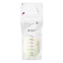 Philips Avent Bewaarzakjes Voor Moedermelk 180ml (25 stuks) SCF603/25> Melk Bewaarzakjes