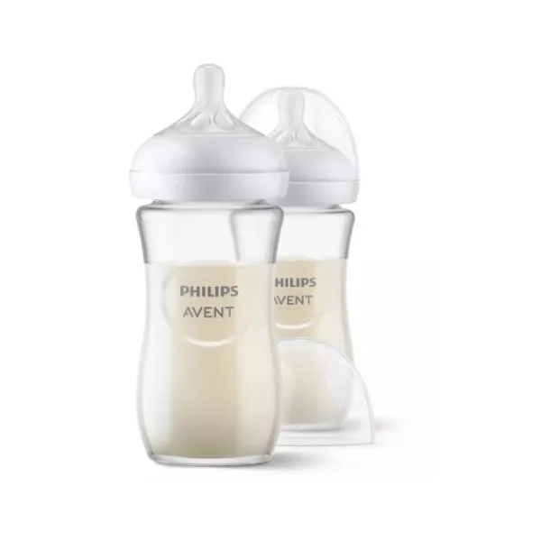 Philips Avent Fles Glas Natural Response 240ml (2 stuks)> Flessen