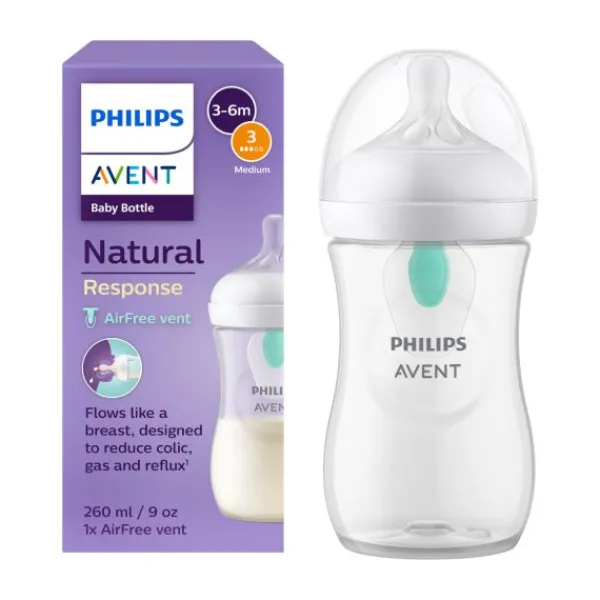 Philips Avent Fles Natural Response AirFree 260ml> Flessen
