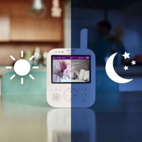 Philips SCD882/26 Video Baby Monitor Advanced With Travel Bag - Pastel Green> Pmr Babyfoons|Beeld Babyfoons