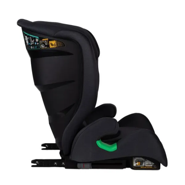 Puck Autostoel Enzo Groep 2/3 Donker Grijs Met Mesh> Autostoel Groep 2/3 (15-36Kg)|Autostoel Groep 1/2/3 (9-36Kg)
