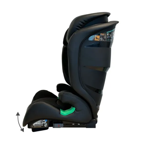 Puck Autostoel Enzo Groep 2/3 Donker Grijs Met Mesh> Autostoel Groep 2/3 (15-36Kg)|Autostoel Groep 1/2/3 (9-36Kg)