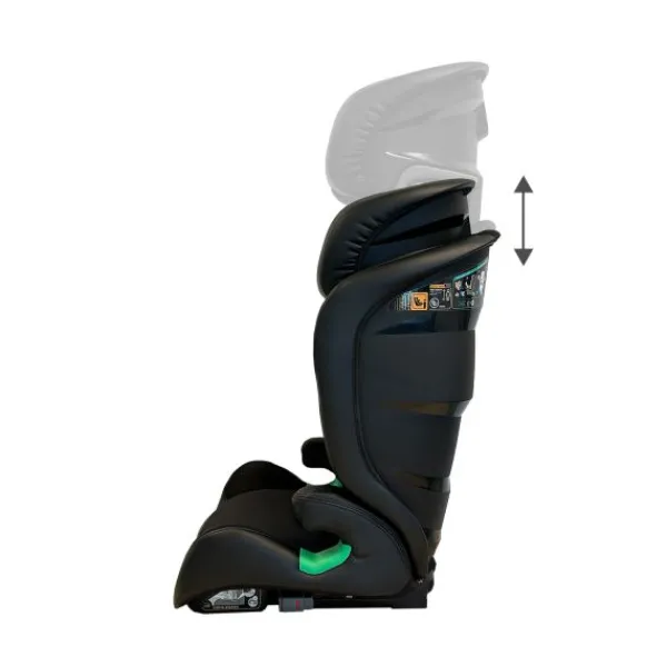 Puck Autostoel Enzo Groep 2/3 Donker Grijs Met Mesh> Autostoel Groep 2/3 (15-36Kg)|Autostoel Groep 1/2/3 (9-36Kg)