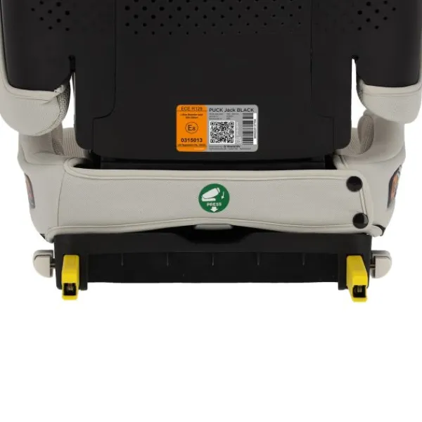 Puck Autostoel JACK-black Isofix Groep 2/3 (100-150 cm) Opvouwbaar + Slaapstand> I-Size Autostoelen|Autostoel Groep 2/3 (15-36Kg)