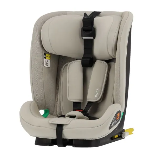 Puck Autostoel JILL-sand Isofix Groep 1/2/3 (76-150 cm)> I-Size Autostoelen|Autostoel Groep 1/2/3 (9-36Kg)