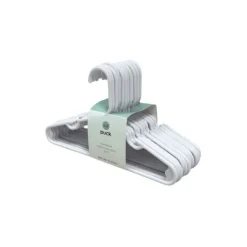 Puck Kledinghanger Kunststof Wit (15 stuks)><noscript><img width=
