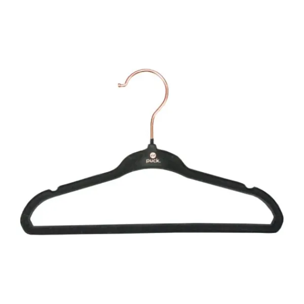 Puck Kledinghanger Velours Ecru (6 stuks)> Kledinghangers