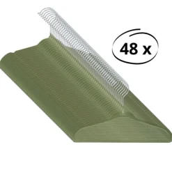 Puck Kledinghanger Velours Ecru (48 stuks)> Kledinghangers