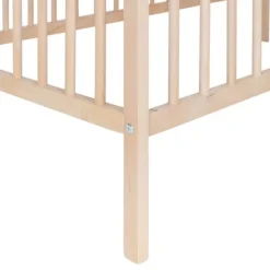 Puck Ledikant Raw Beuken Natural 60x120 cm><noscript><img width=