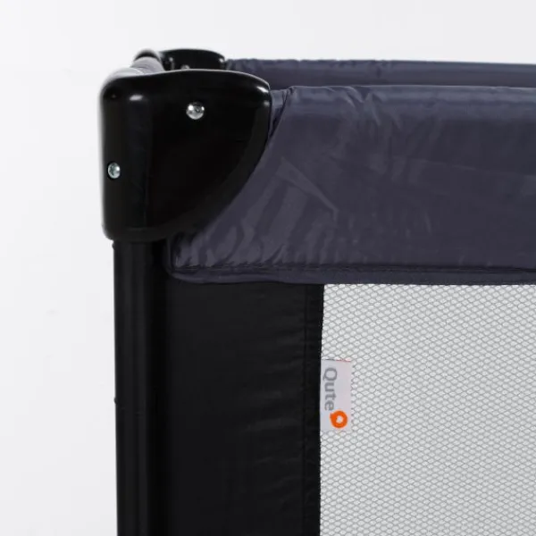 Qute Campingbed Q-sleep Antra / Zwart> Inklapbare Reis Boxen|Inklapbare Reis Boxen