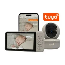 Qute Dualmode BeeldBabyfoon Q-Connection Smart Met Wifi-Tuya><noscript><img width=