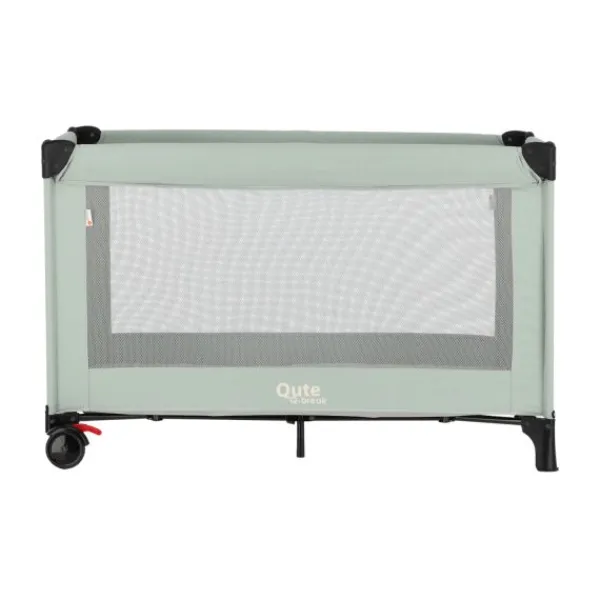 Qute Q-break Campingbed easyfold green> Inklapbare Reis Boxen|Inklapbare Reis Boxen