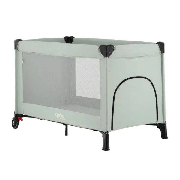 Qute Q-break Campingbed easyfold green> Inklapbare Reis Boxen|Inklapbare Reis Boxen