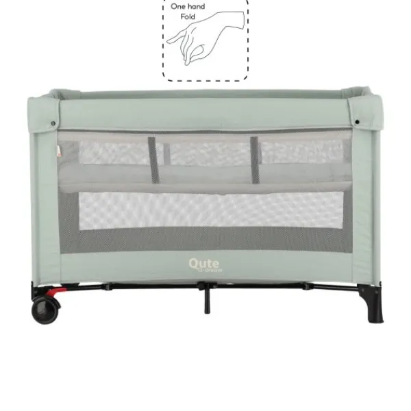 Qute Q-dream Campingbed easyfold ivory> Inklapbare Reis Boxen|Inklapbare Reis Boxen