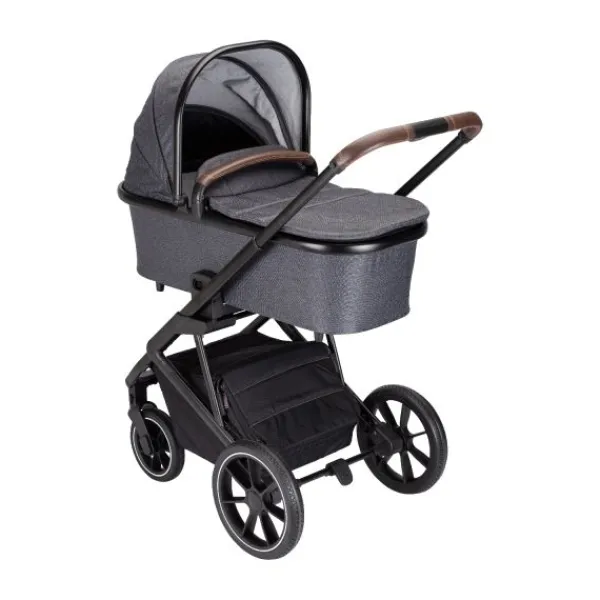 Qute Q-Rider Kinderwagen Zwart Frame/Steelblue> Wandelwagens|Complete Kinderwagens