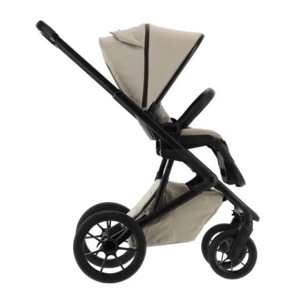 Qute Q-Rider Plus Kinderwagen - Denim Blue | Kidsriver Curve Autostoel - Black> Uitbreidbare Kinderwagens|Wandelwagens