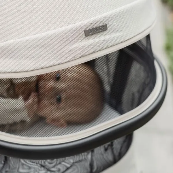 Qute Q-Rider Plus Kinderwagen - Denim Blue | Kidsriver Curve Autostoel - Black> Uitbreidbare Kinderwagens|Wandelwagens