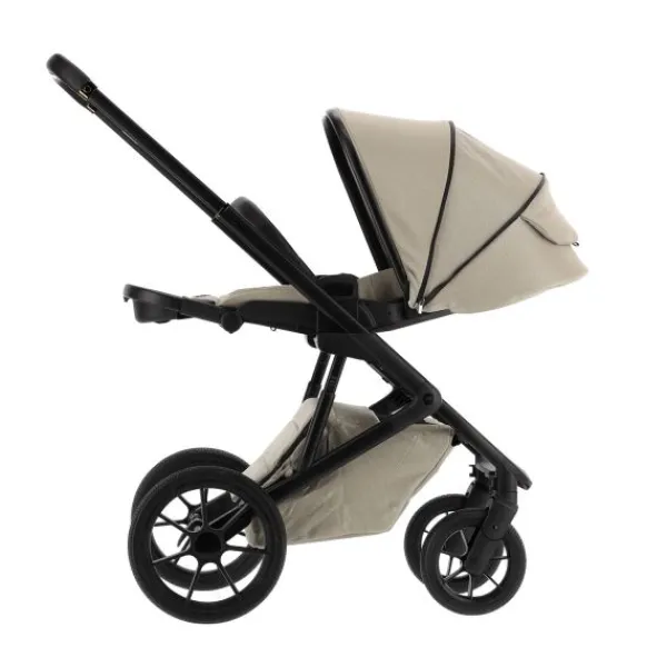 Qute Q-Rider Plus Kinderwagen - Denim Blue | Kidsriver Curve Autostoel - Black> Uitbreidbare Kinderwagens|Wandelwagens