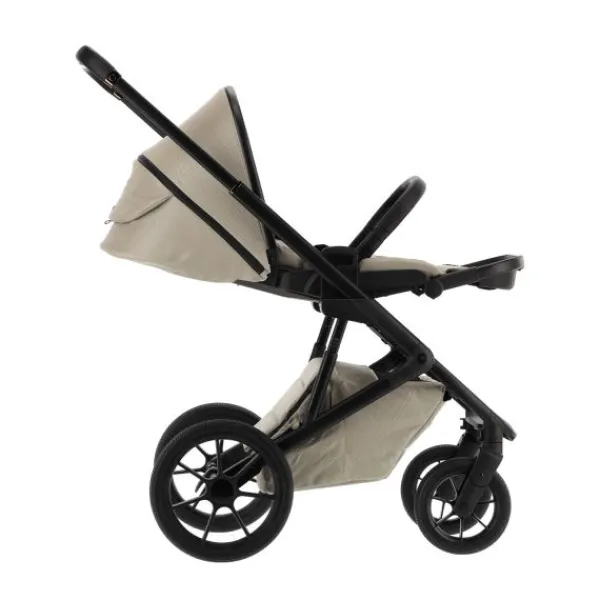 Qute Q-Rider Plus Kinderwagen - Denim Blue | Kidsriver Curve Autostoel - Black> Uitbreidbare Kinderwagens|Wandelwagens