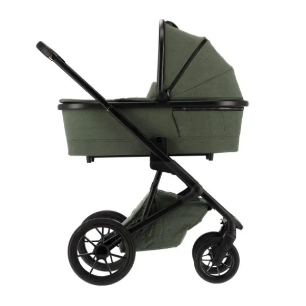 Qute Q-Rider Plus Kinderwagen - Denim Blue | Kidsriver Curve Autostoel - Black> Uitbreidbare Kinderwagens|Wandelwagens