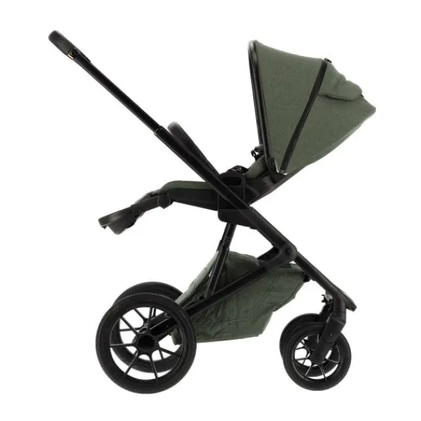 Qute Q-Rider Plus Kinderwagen - Denim Blue | Kidsriver Curve Autostoel - Black> Uitbreidbare Kinderwagens|Wandelwagens
