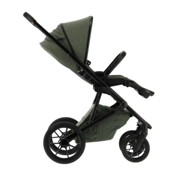 Qute Q-Rider Plus Kinderwagen - Denim Blue | Kidsriver Curve Autostoel - Black> Uitbreidbare Kinderwagens|Wandelwagens