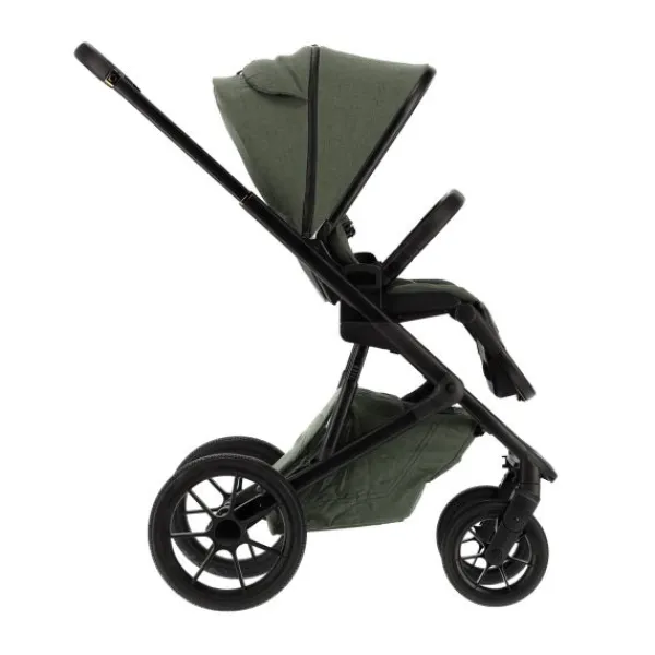 Qute Q-Rider Plus Kinderwagen - Denim Blue | Kidsriver Curve Autostoel - Black> Uitbreidbare Kinderwagens|Wandelwagens