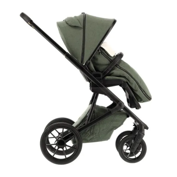 Qute Q-Rider Plus Kinderwagen - Denim Blue | Kidsriver Curve Autostoel - Black> Uitbreidbare Kinderwagens|Wandelwagens