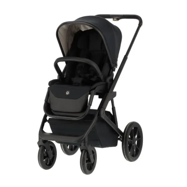 Qute Q-Rider Plus Kinderwagen - Denim Blue | Kidsriver Curve Autostoel - Black> Uitbreidbare Kinderwagens|Wandelwagens