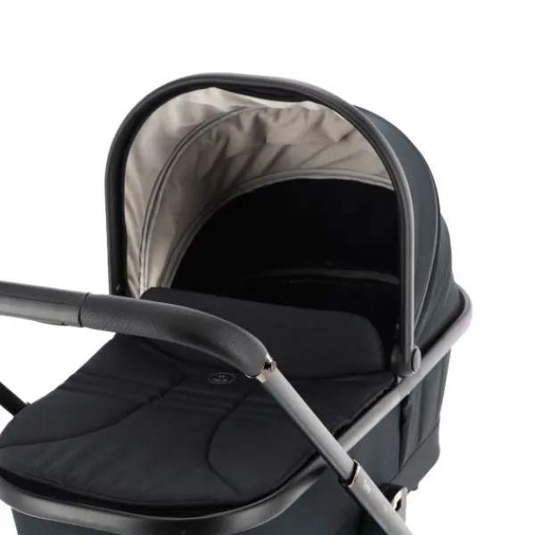 Qute Q-Rider Plus Kinderwagen - Denim Blue | Kidsriver Curve Autostoel - Black> Uitbreidbare Kinderwagens|Wandelwagens