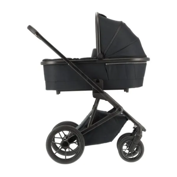 Qute Q-Rider Plus Kinderwagen - Denim Blue | Kidsriver Curve Autostoel - Black> Uitbreidbare Kinderwagens|Wandelwagens