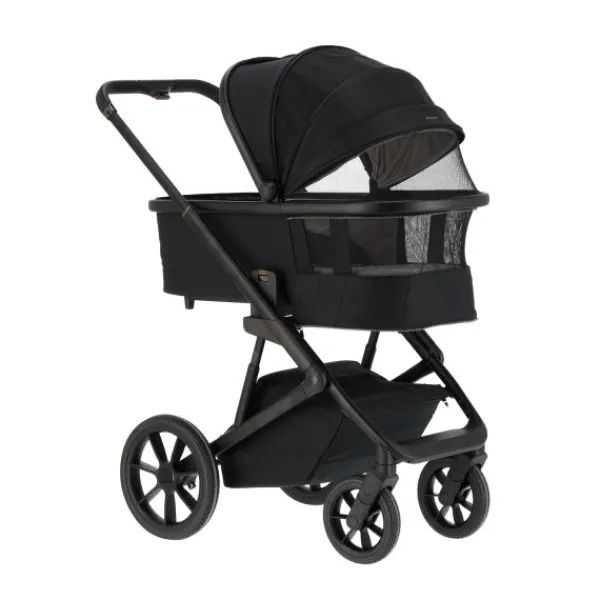 Qute Q-Rider Plus Kinderwagen - Denim Blue | Kidsriver Curve Autostoel - Black> Uitbreidbare Kinderwagens|Wandelwagens