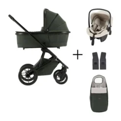 Qute Q-Rider Plus Kinderwagen - Denim Blue | Kidsriver Curve Autostoel - Black><noscript><img width=