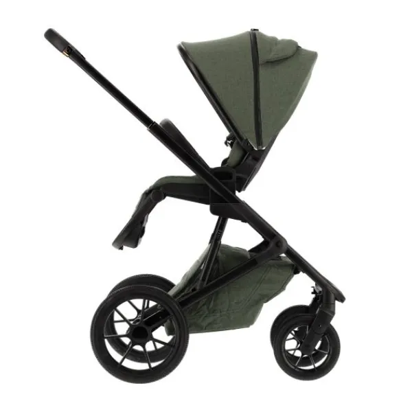 Qute Q-Rider Plus Kinderwagen - Denim Blue | Kidsriver Curve Autostoel - Black> Uitbreidbare Kinderwagens|Wandelwagens