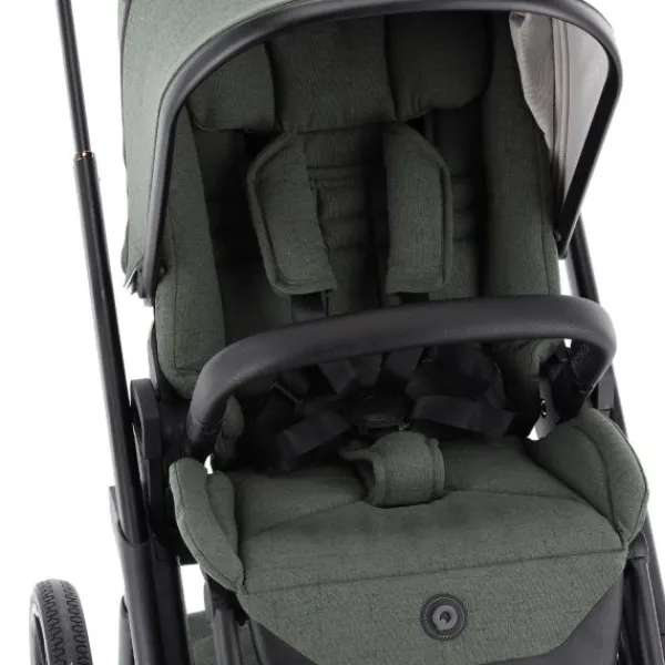 Qute Q-Rider Plus Kinderwagen - Denim Blue | Kidsriver Curve Autostoel - Black> Uitbreidbare Kinderwagens|Wandelwagens