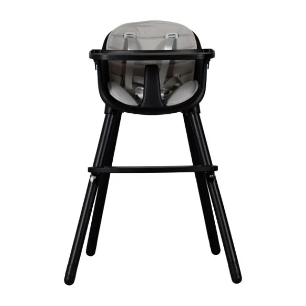 Qute Q-Smack Zwart> Houten Kinderstoelen