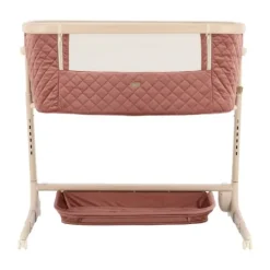 Qute Q-wiggle electric Co-Sleeper cream - white wash><noscript><img width=