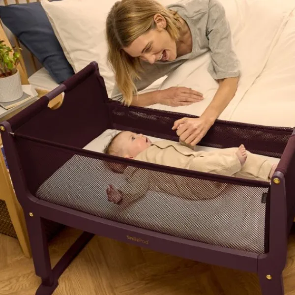 Snuz Bedside Crib SnuzPod Studio London Navy> Co-Sleepers