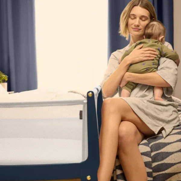 Snuz Bedside Crib SnuzPod Studio London Navy> Co-Sleepers
