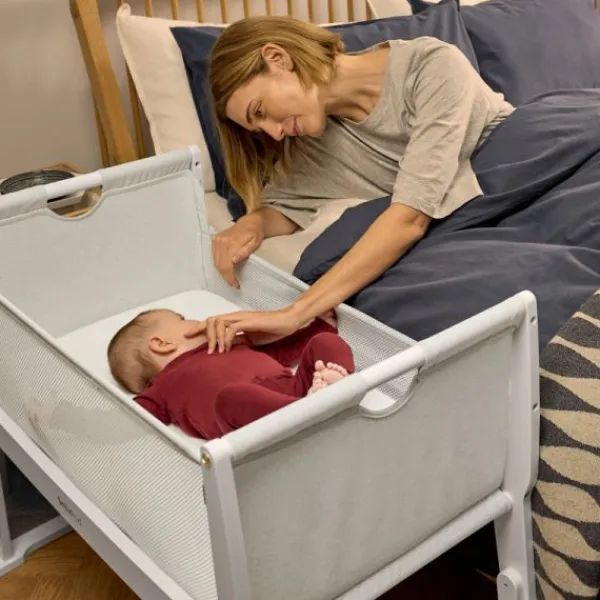 Snuz Bedside Crib SnuzPod Studio London Navy> Co-Sleepers