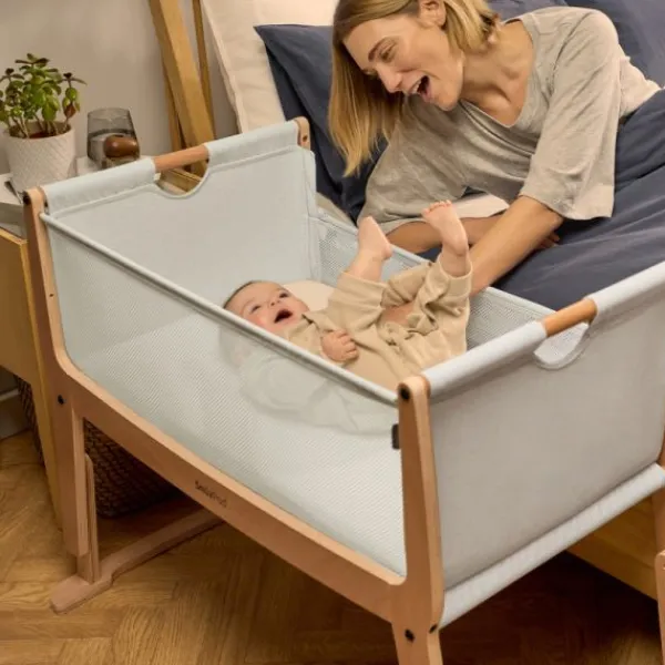 Snuz Bedside Crib SnuzPod Studio London Navy> Co-Sleepers