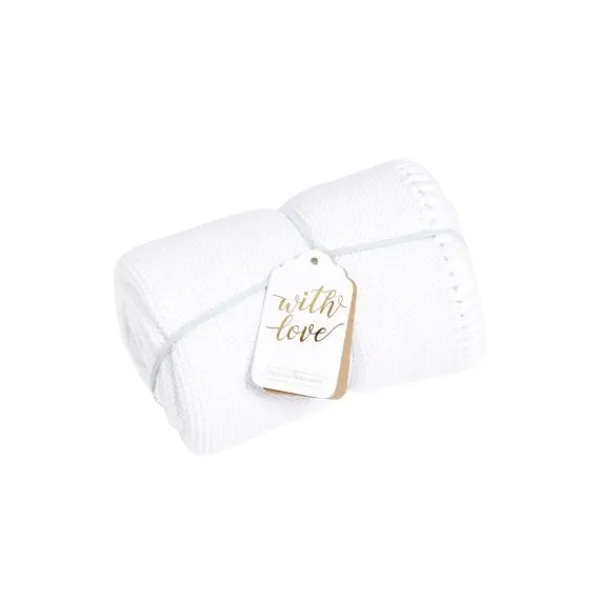 Snuz Deken Organic Knitted Cellular Truffle> Accessoires Wiegen