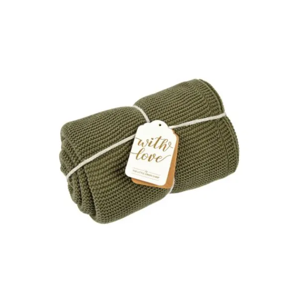 Snuz Deken Organic Knitted Cellular Truffle> Accessoires Wiegen