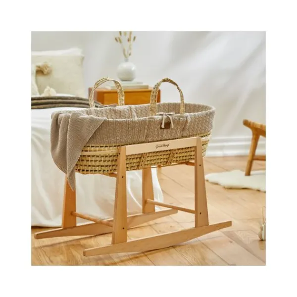 Snuz Deken Organic Knitted Cellular Truffle> Accessoires Wiegen
