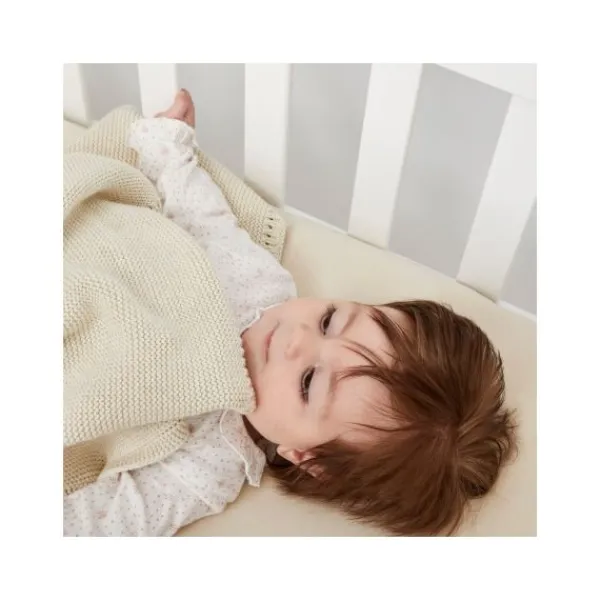 Snuz Deken Organic Knitted Cellular Truffle> Accessoires Wiegen