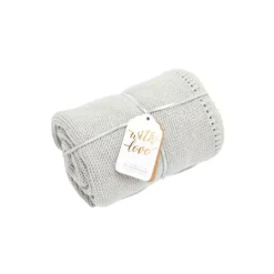 Snuz Deken Organic Knitted Cellular Truffle><noscript><img width=