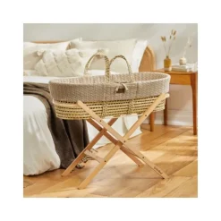 Snuz Moses Mandje En Matras Organic Knitted Terracotta><noscript><img width=