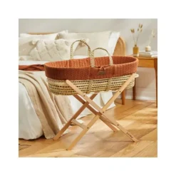 Snuz Moses Mandje En Matras Organic Knitted Terracotta><noscript><img width=