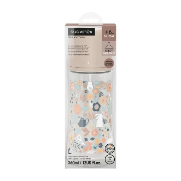 Suavinex Wonderland SX Pro Fles - Slow Flow - 150ml - Blauw> Flessen