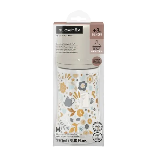 Suavinex Wonderland SX Pro Fles - Slow Flow - 150ml - Blauw> Flessen